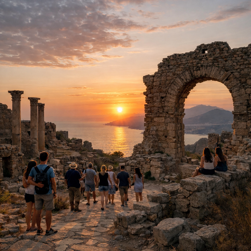 Syedra Antik Kent Fotoğraf Turu Ve Meyve Bahçesi